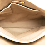 Celine Embossed Leather-Trimmed Macadam Canvas Tote