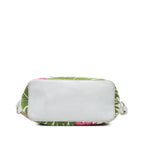 Celine Floral Print Canvas Shoulder Bag