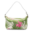Celine Floral Print Canvas Shoulder Bag
