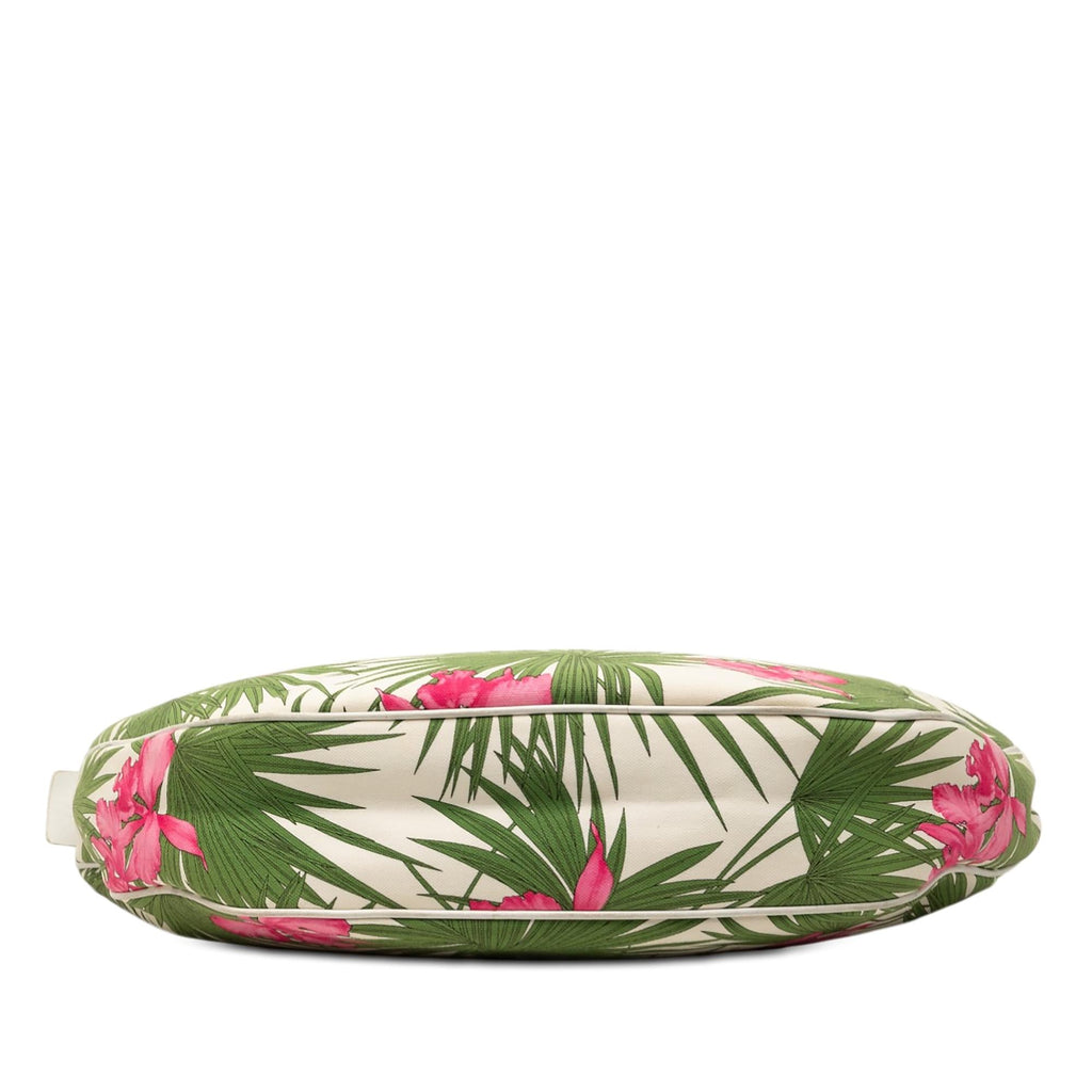 Celine Floral Printed Canvas Crossbody