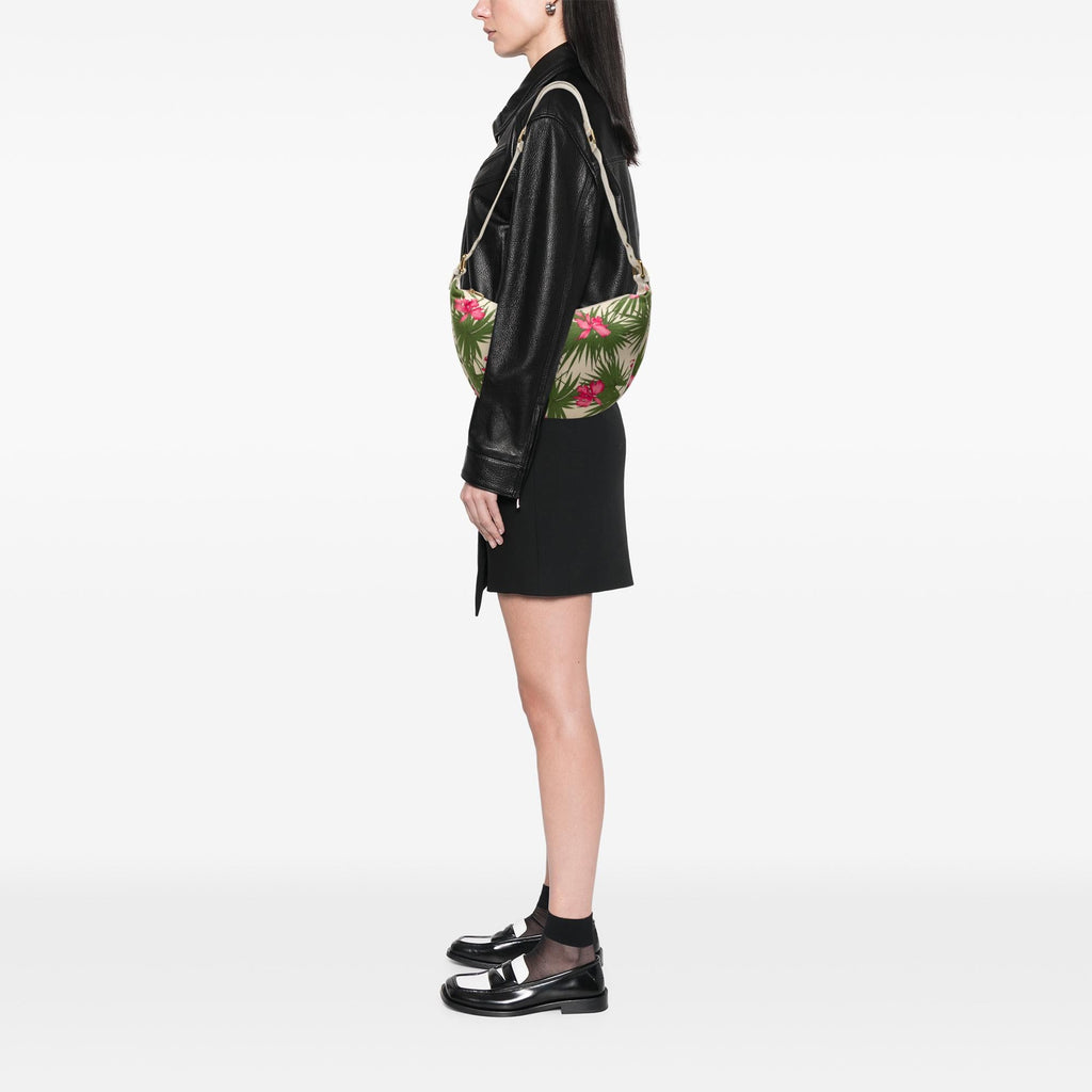 Celine Floral Printed Canvas Crossbody