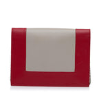 Celine Frame Leather Wallet on Chain (SHG-i2nR2K)