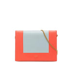 Celine Frame Leather Wallet on Chain