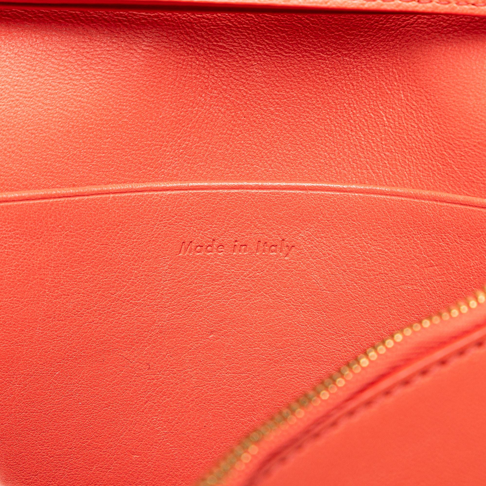 Celine Frame Leather Wallet on Chain