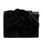 Celine Fur-Trim Frame Crossbody Bag (SHG-4w5ZVs)