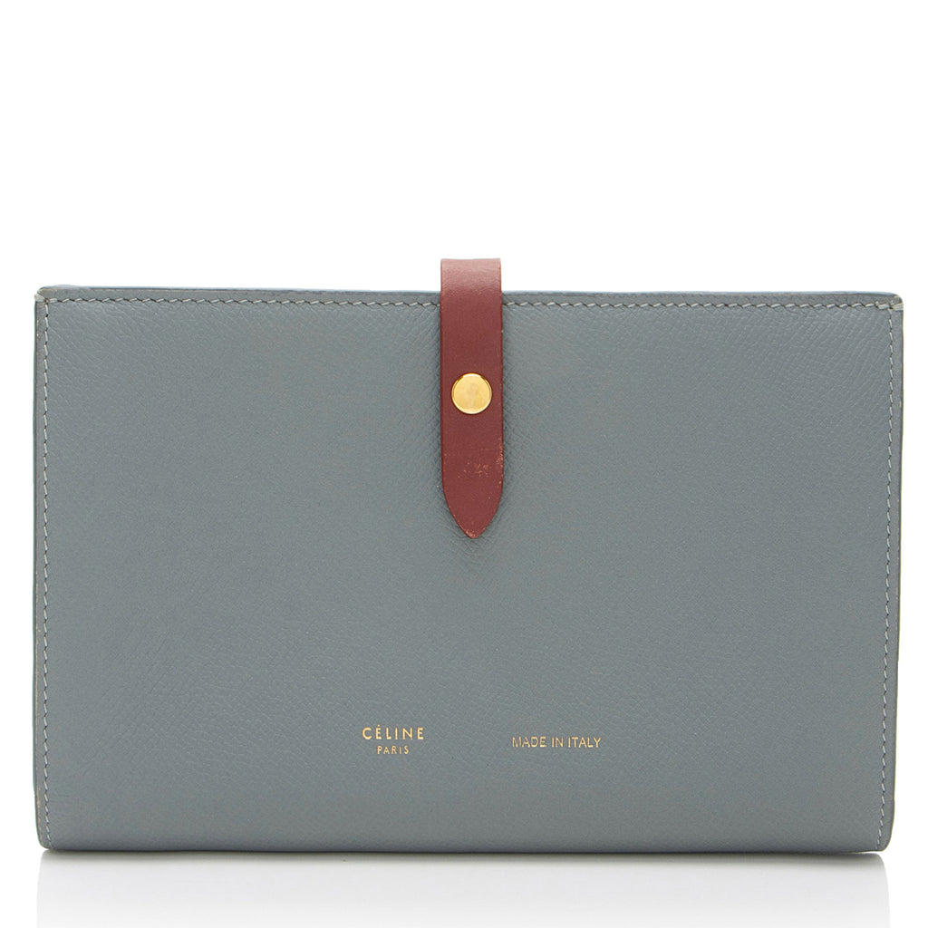 Celine Grained Calfskin Multifunction Large Wallet (SHF-KvbcV8)