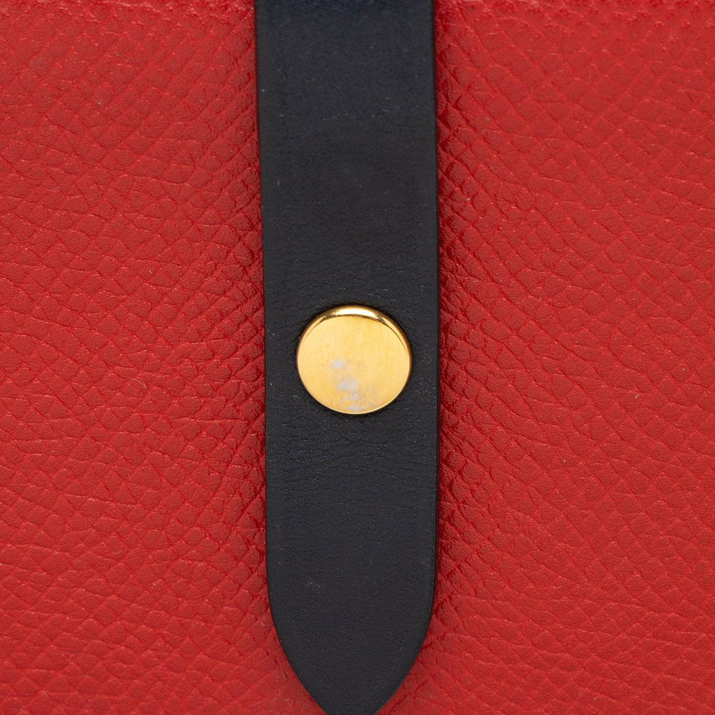 Celine Grained Calfskin Strap Multifunction Medium Wallet