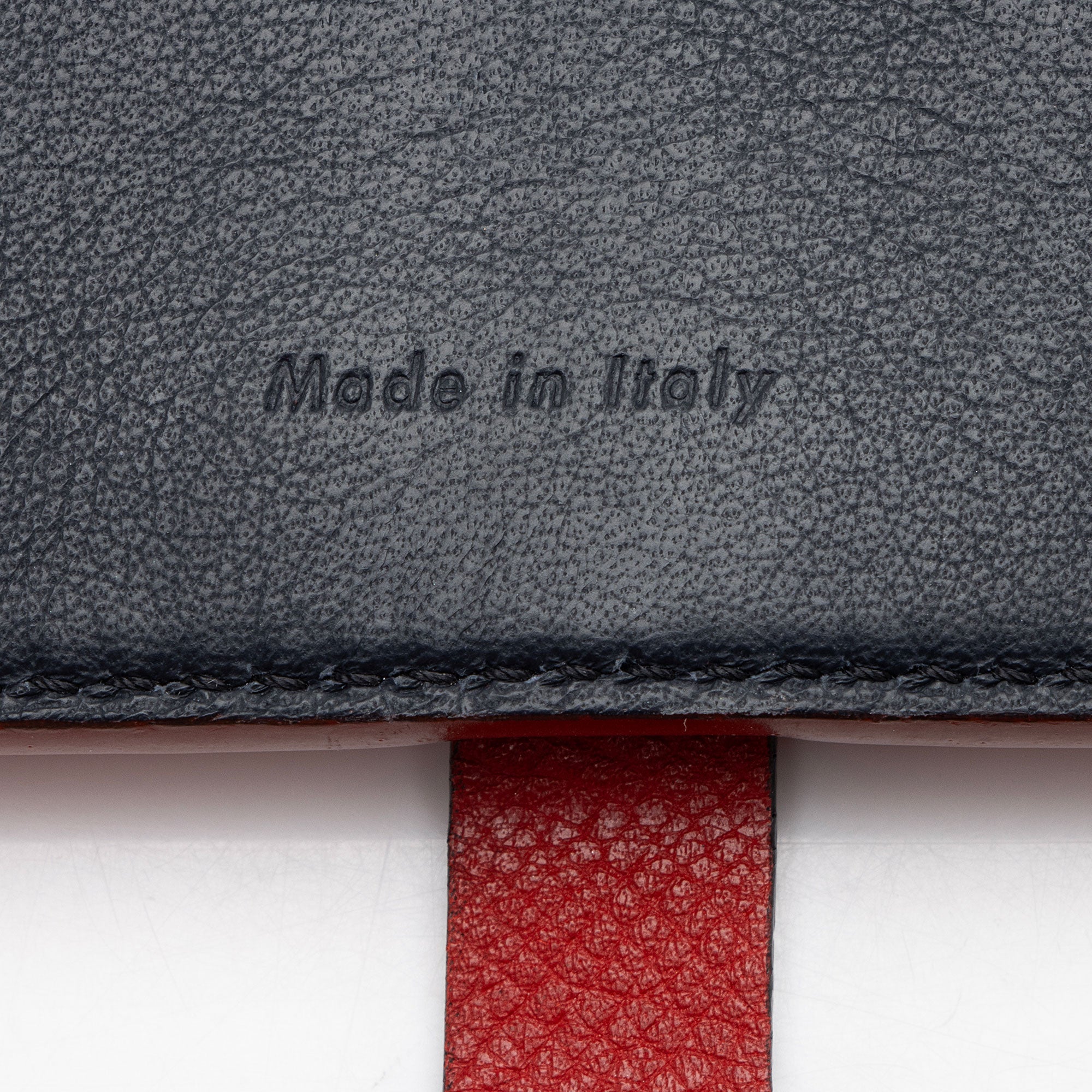 Celine Grained Calfskin Strap Multifunction Medium Wallet