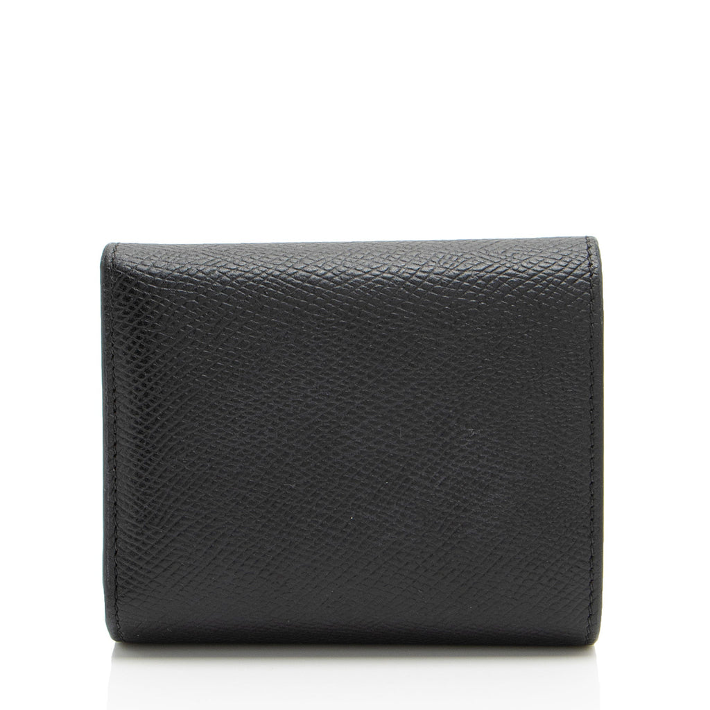 Celine Grained Calfskin Trifold Small Wallet (SHF-9MamMj)