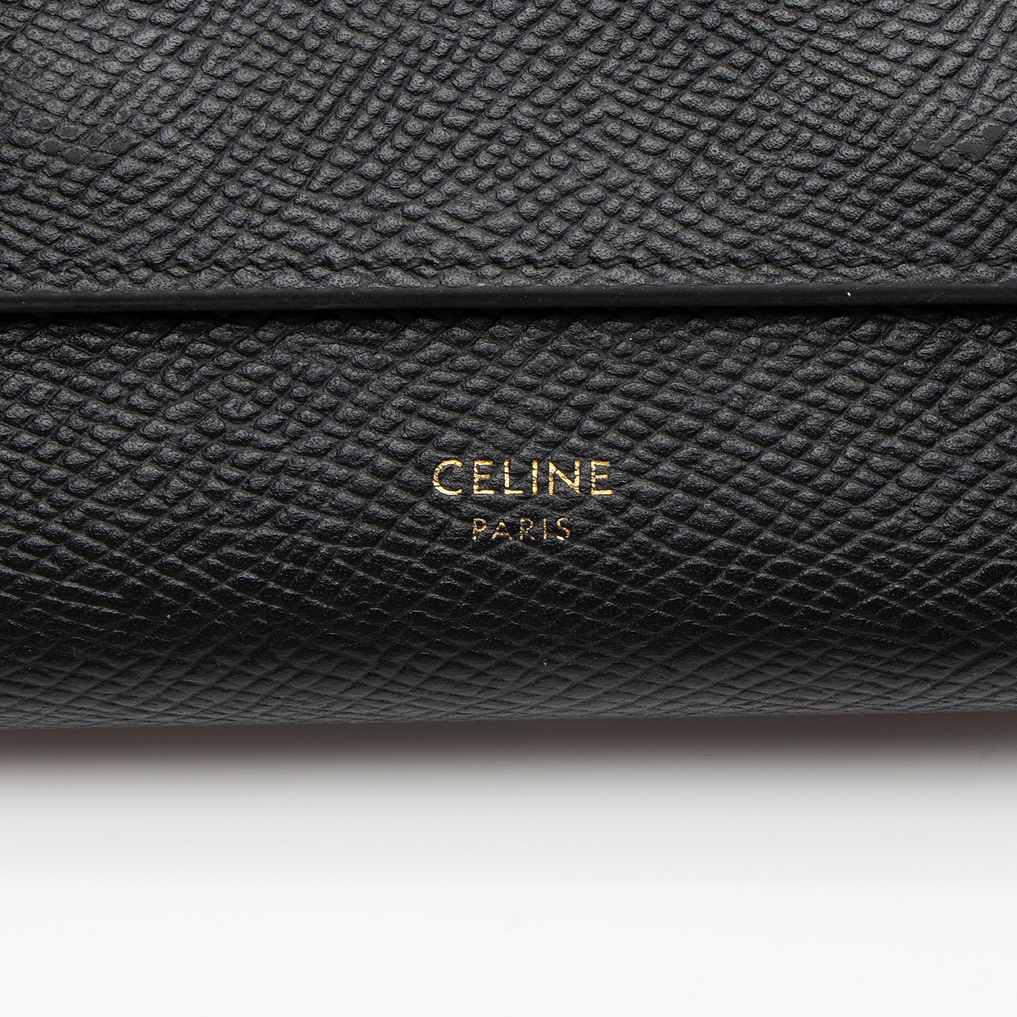 Celine Grained Calfskin Trifold Small Wallet (SHF-9MamMj)
