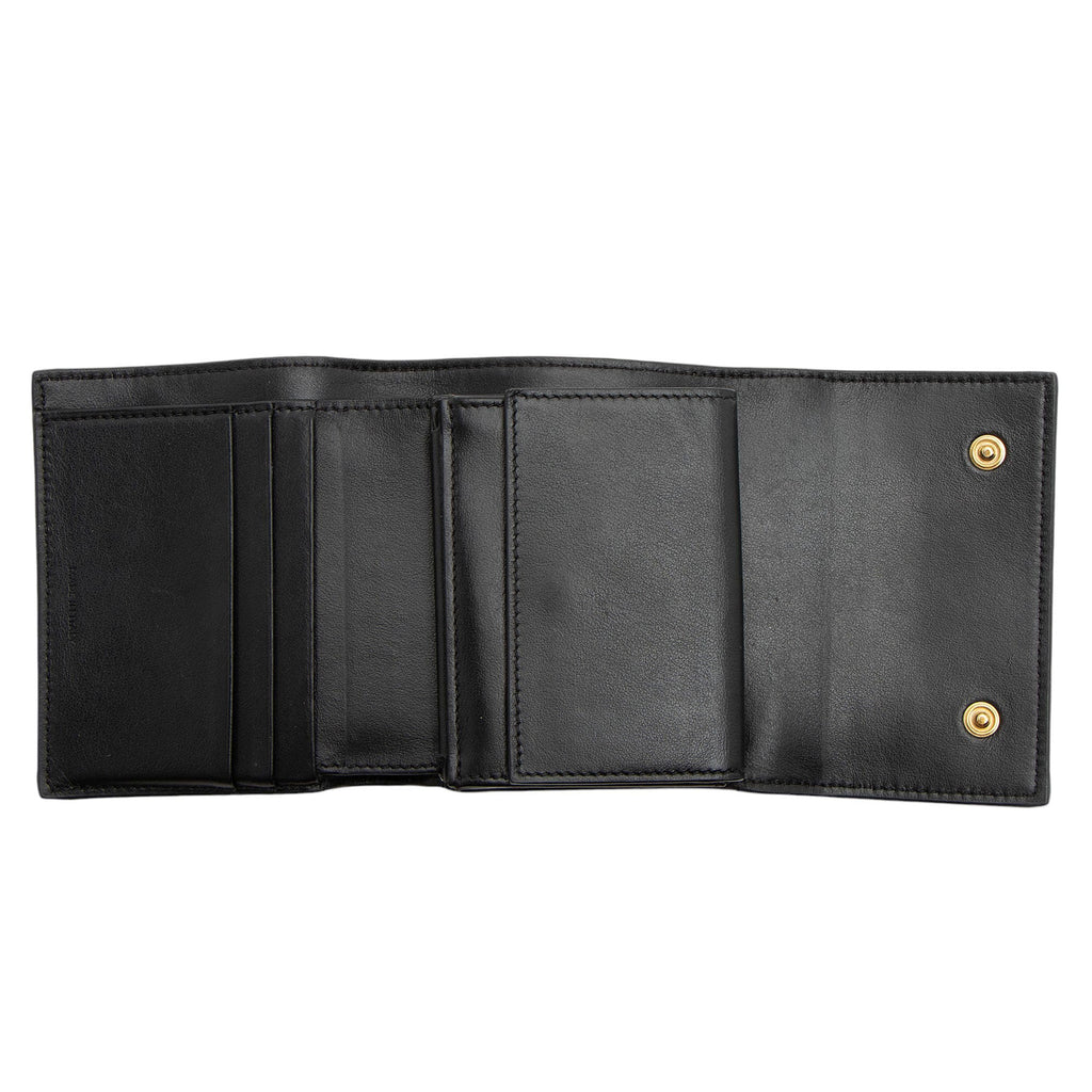 Celine Grained Calfskin Trifold Small Wallet (SHF-9MamMj)