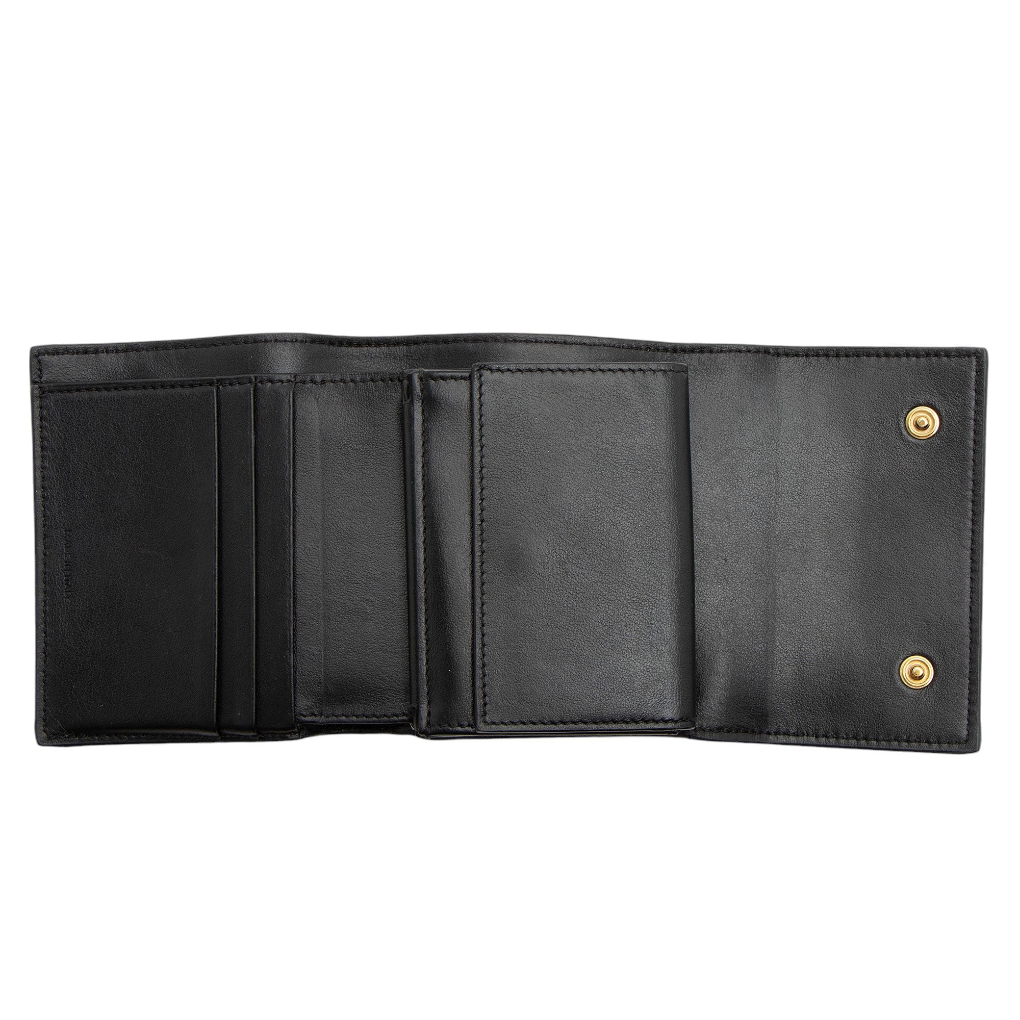 Celine Grained Calfskin Trifold Small Wallet (SHF-9MamMj)