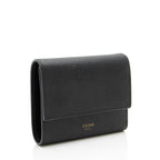 Celine Grained Calfskin Trifold Small Wallet (SHF-9MamMj)