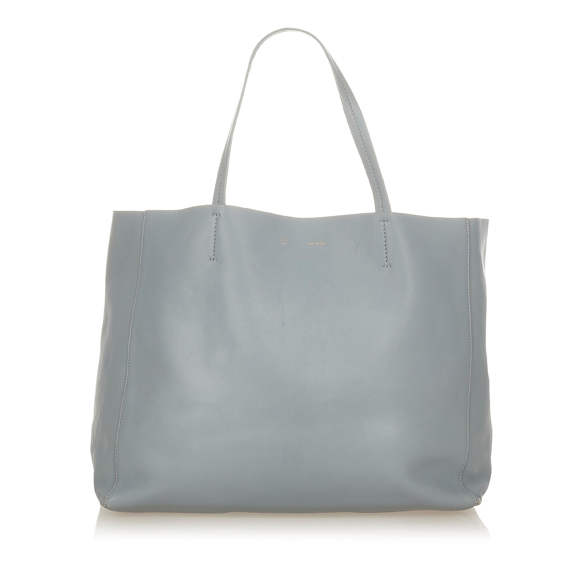 Celine Horizontal Cabas Leather Tote Bag (SHG-25323)