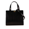 Celine Horse Carriage Embossed Leather Satchel (SHG-sJLJBn)