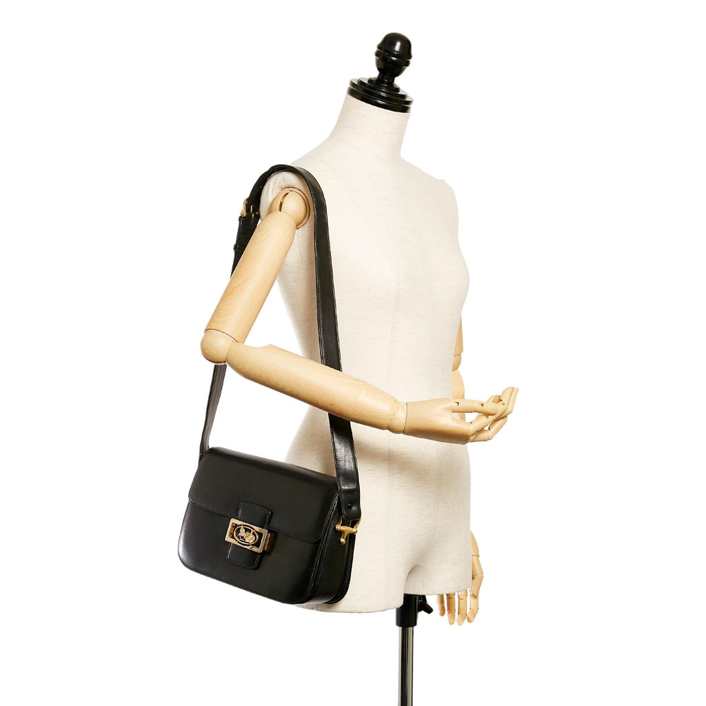 Celine Horse Carriage Leather Shoulder Bag (SHG-27560)