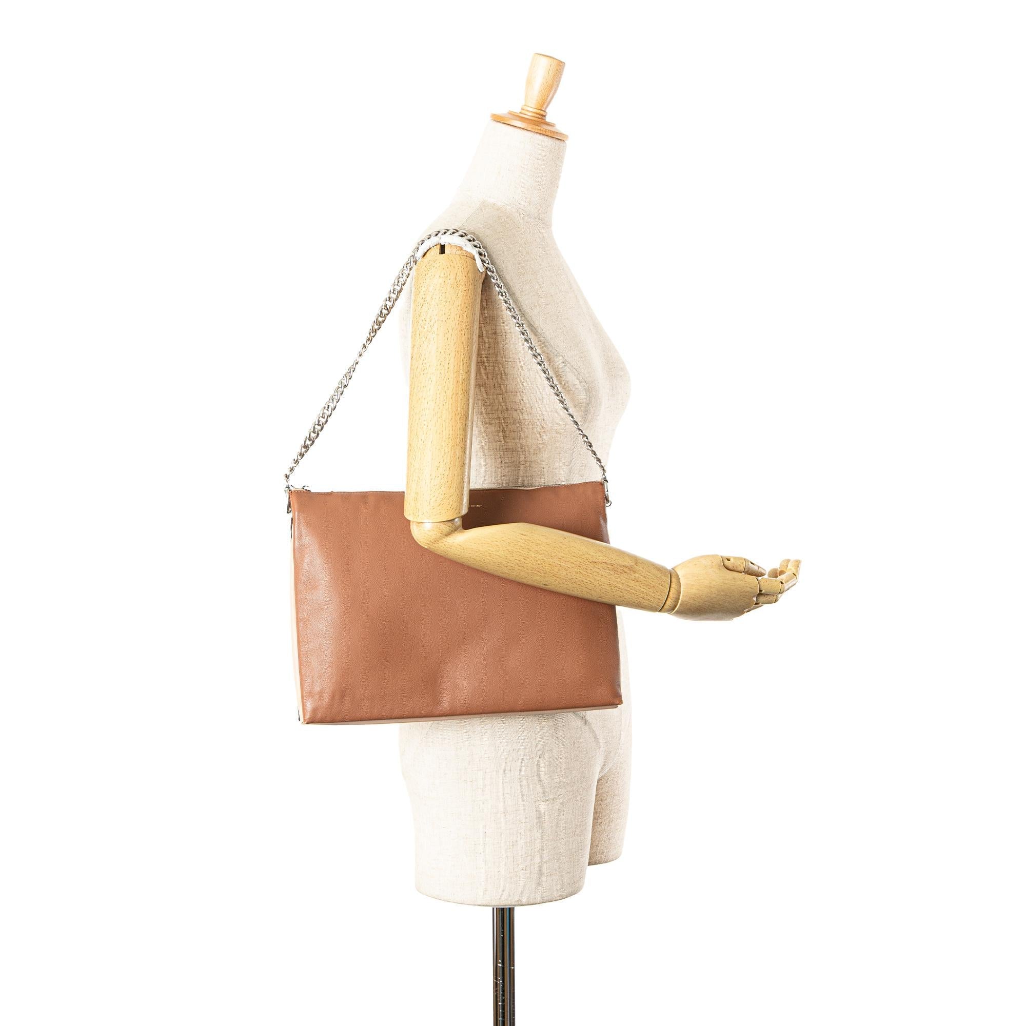 Celine Lambskin Soft Trio Shoulder Bag