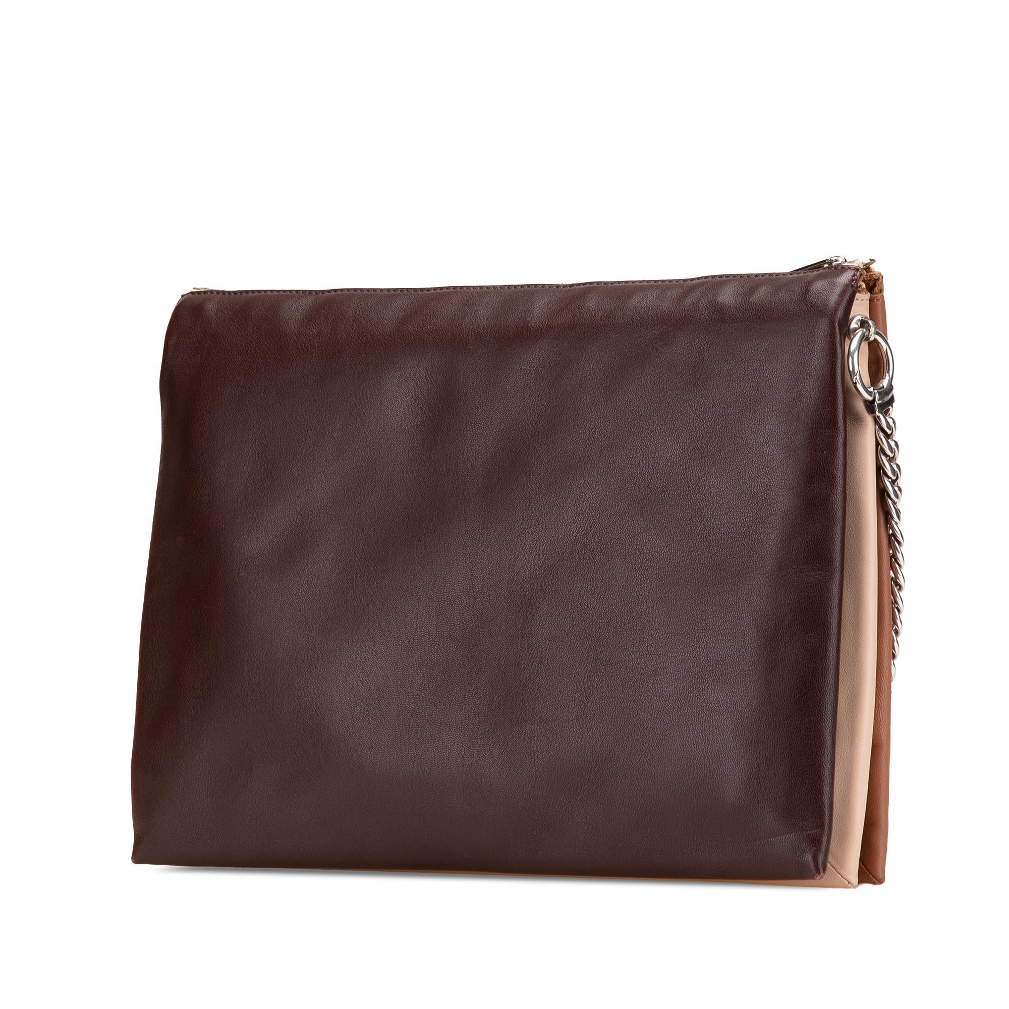 Celine Lambskin Soft Trio Shoulder Bag