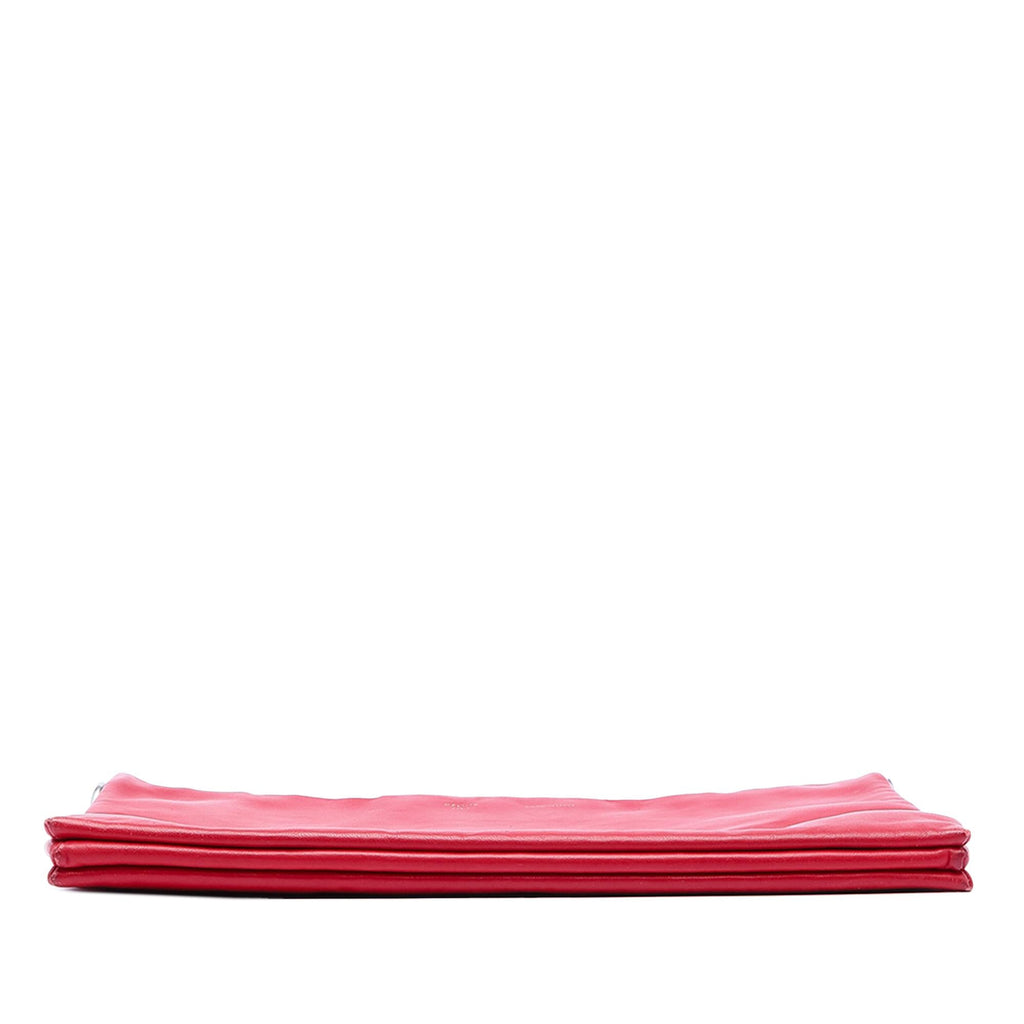 Celine Lambskin Soft Trio Shoulder Bag