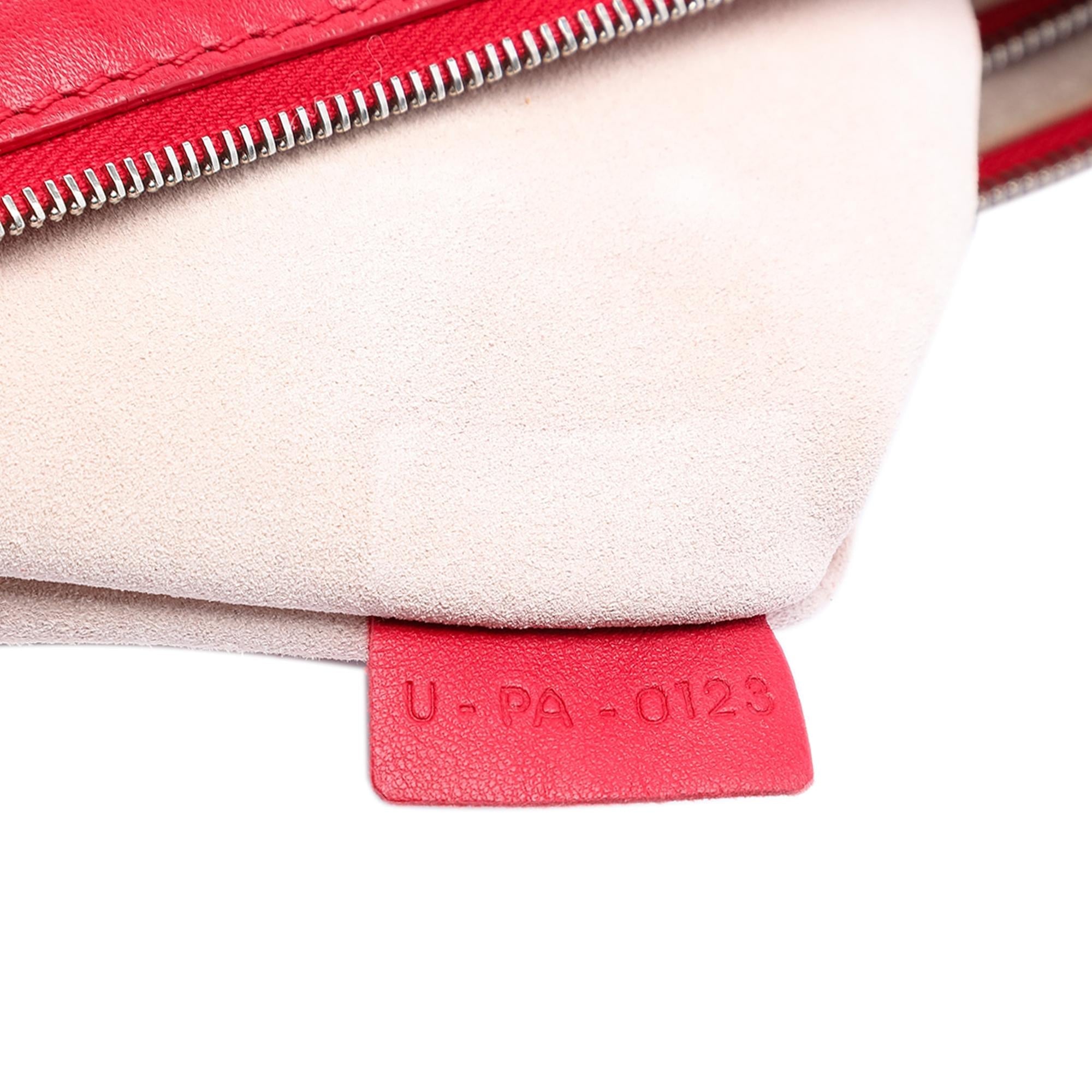 Celine Lambskin Soft Trio Shoulder Bag