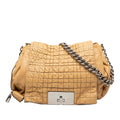 Celine Lambskin Watch Me Gauffre Flap Shoulder Bag