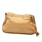 Celine Lambskin Watch Me Gauffre Flap Shoulder Bag