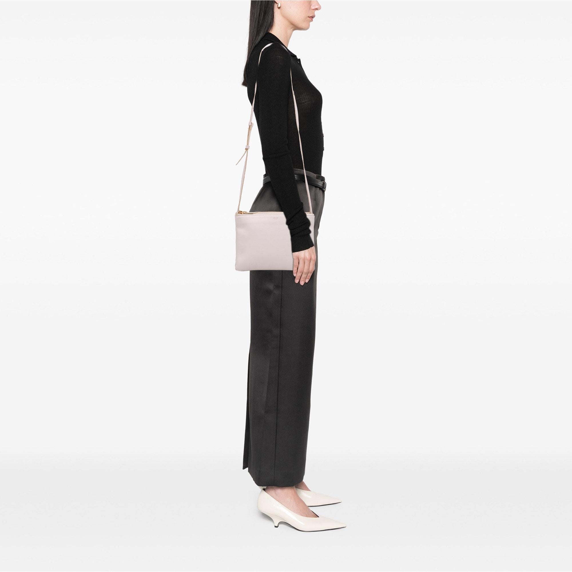 Celine Large Lambskin Trio Crossbody