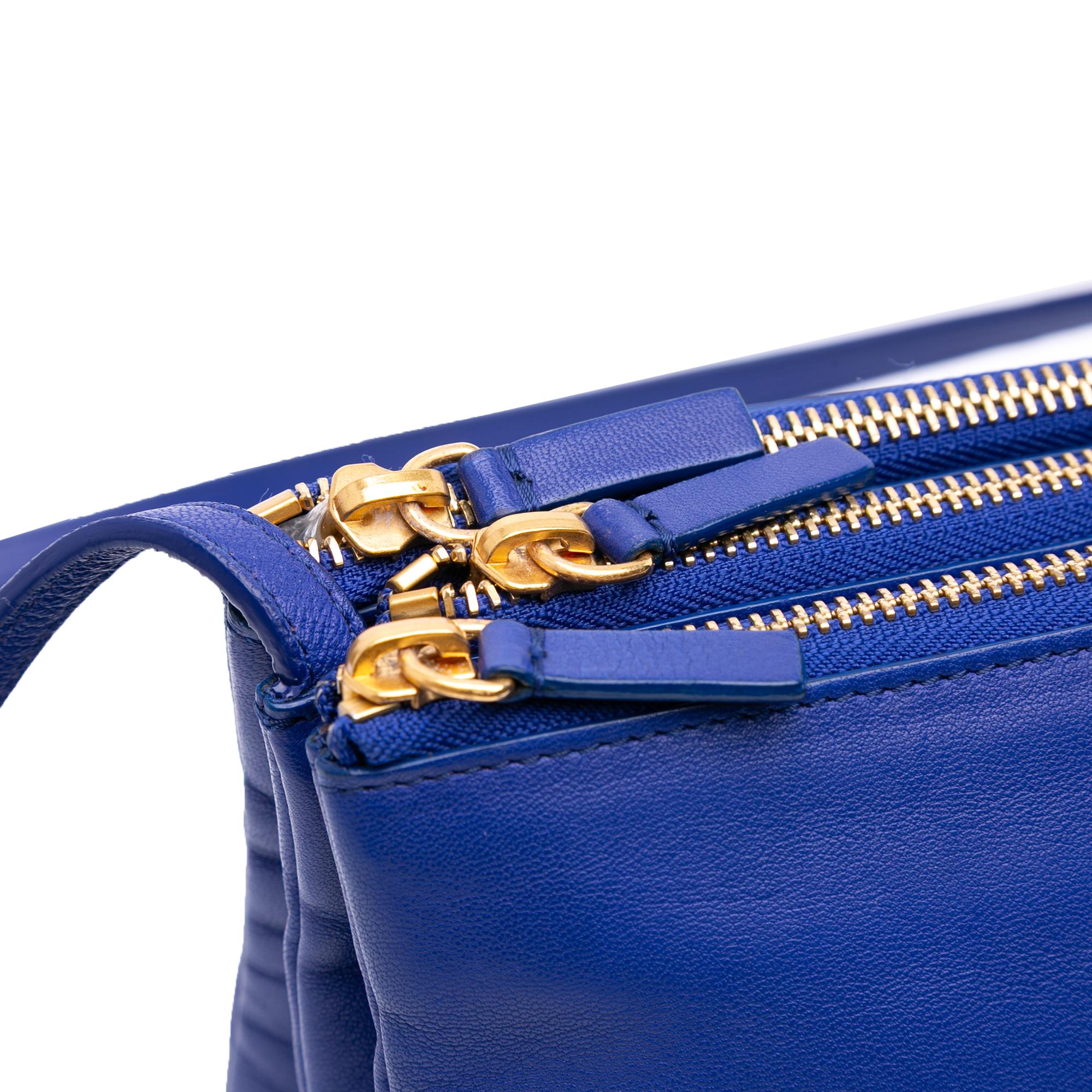 Celine Large Lambskin Trio Crossbody