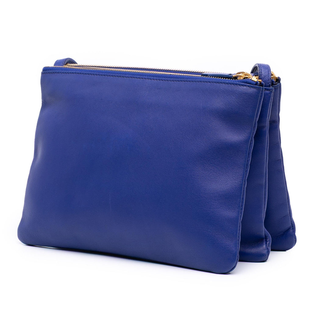 Celine Large Lambskin Trio Crossbody