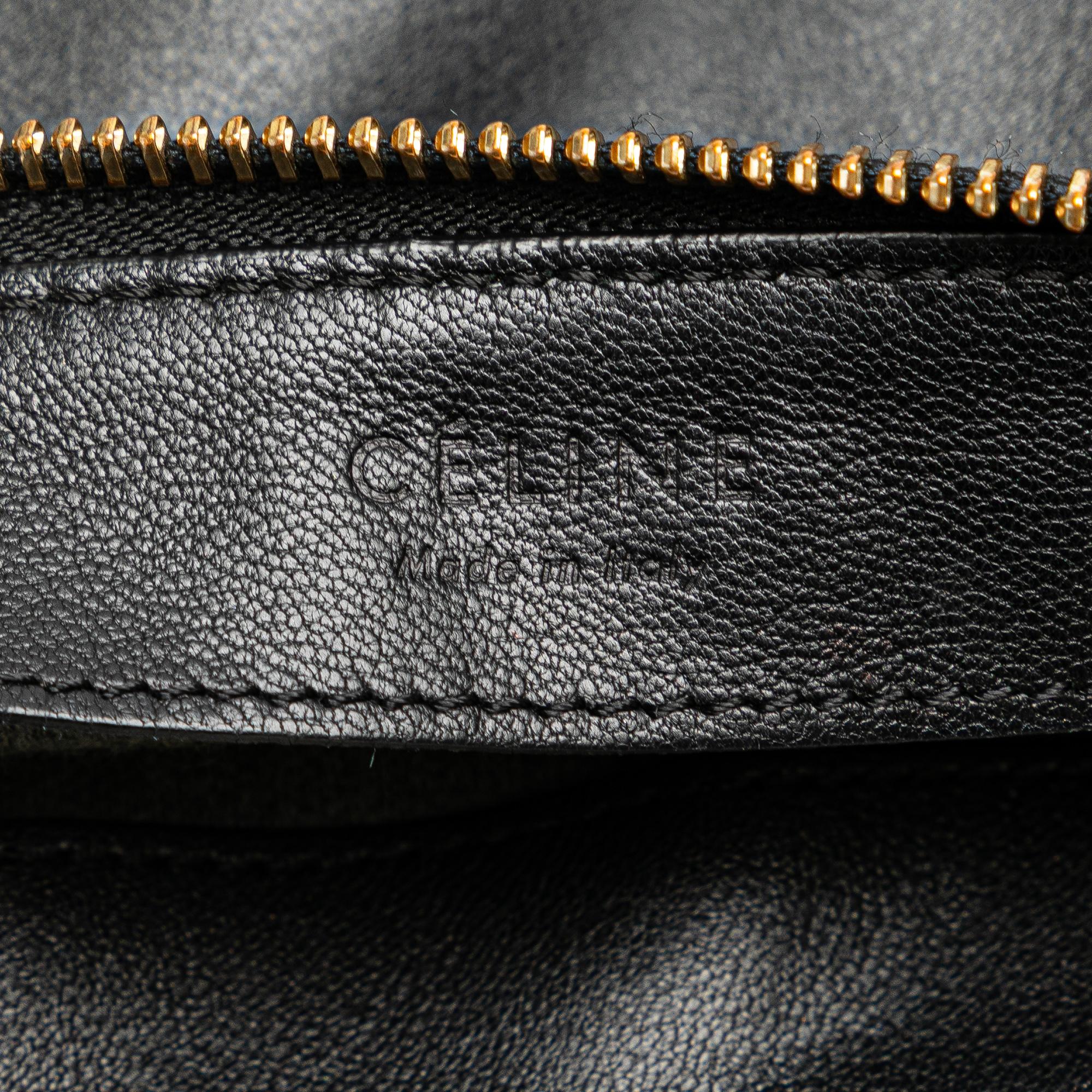 Celine Large Lambskin Trio Crossbody