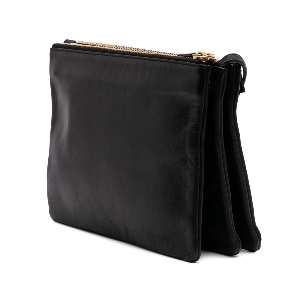 Celine Large Lambskin Trio Crossbody