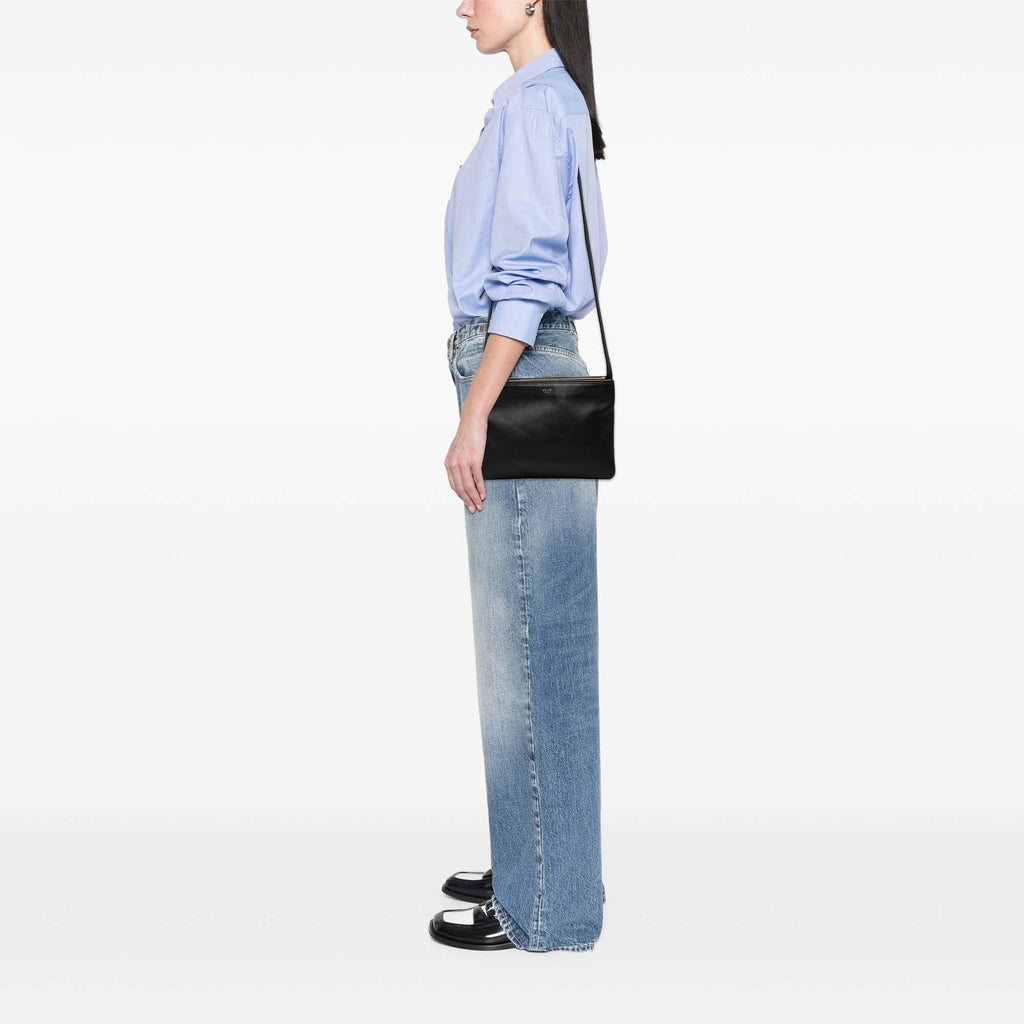 Celine Large Lambskin Trio Crossbody