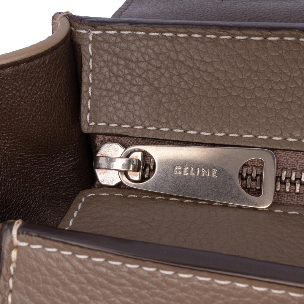 Celine Large Leather Trapeze Satchel
