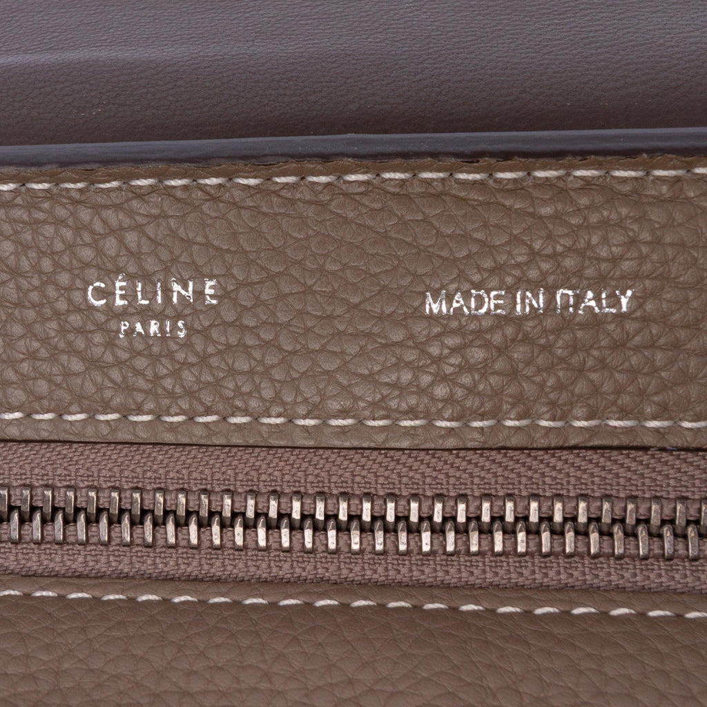 Celine Large Leather Trapeze Satchel