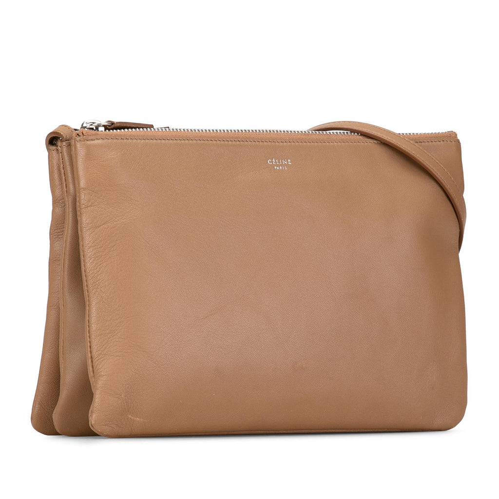 Celine Large Leather Trio Crossbody Bag (SHG-HCXKFX)