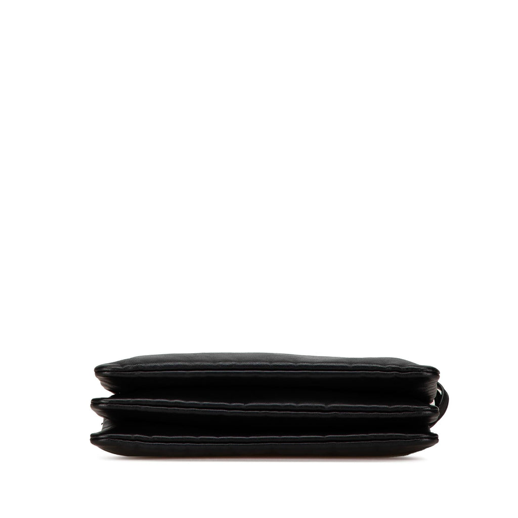 Celine Large Leather Trio Crossbody (SHG-OntI8d)