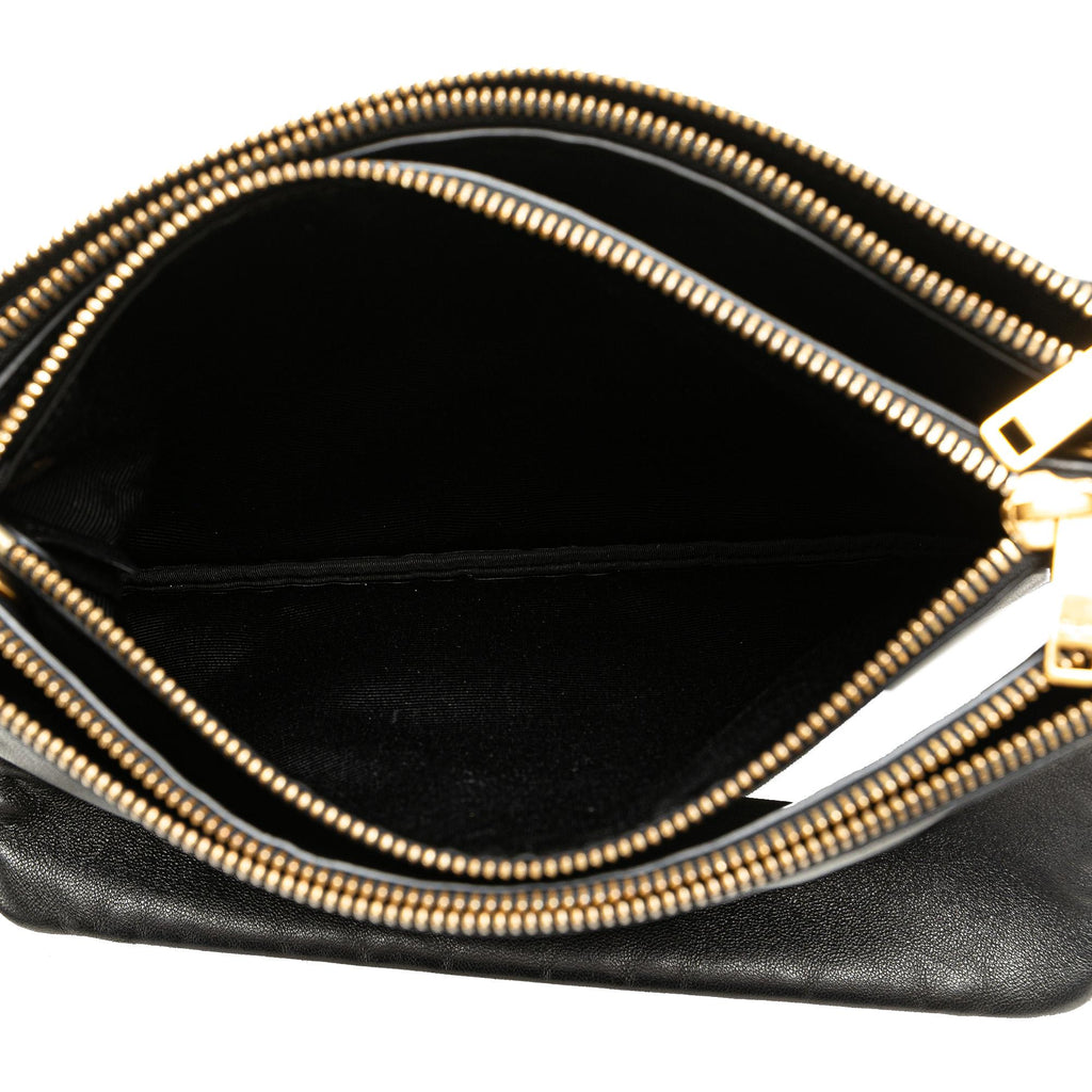 Celine Large Leather Trio Crossbody (SHG-OntI8d)