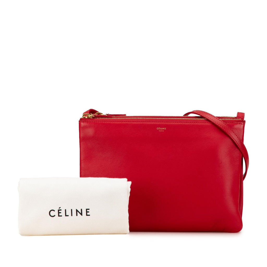 Celine Large Leather Trio Crossbody (SHG-83zGSv)