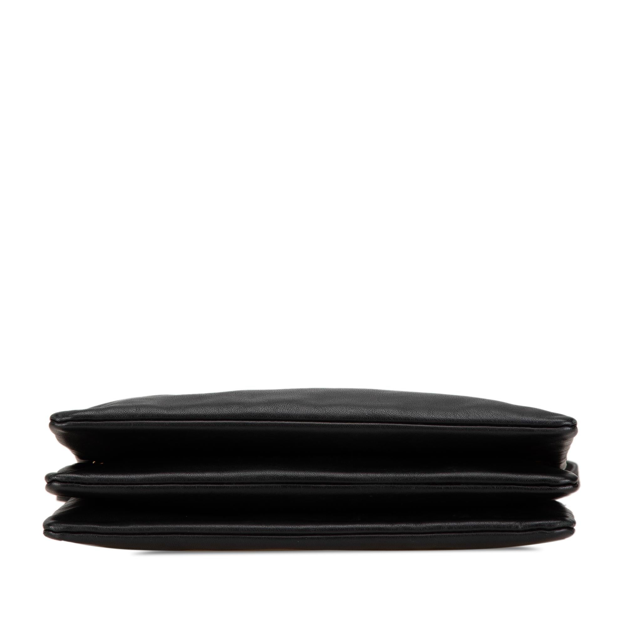 Celine Large Leather Trio Crossbody (SHG-IdCo65)
