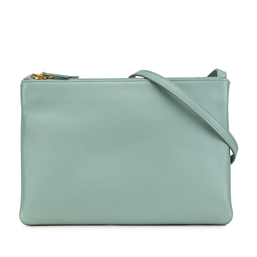 Celine Large Leather Trio Crossbody