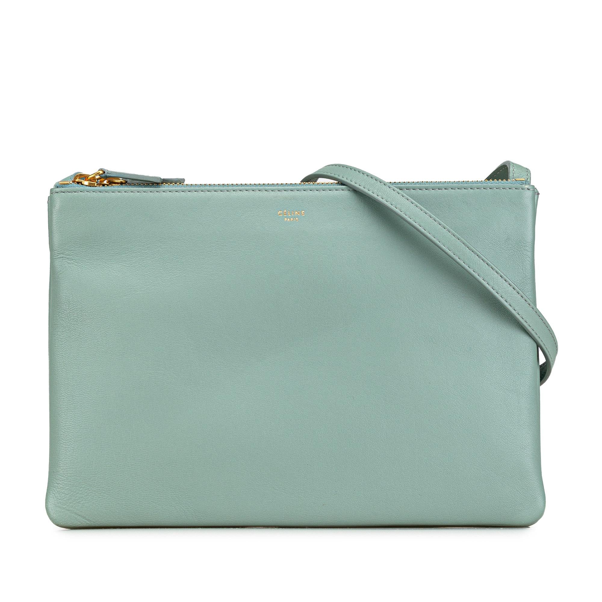 Celine Large Leather Trio Crossbody