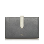 Celine Large Strap Wallet in Bicolour Grained Calfskin (SHG-35193)