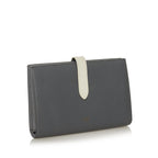 Celine Large Strap Wallet in Bicolour Grained Calfskin (SHG-35193)