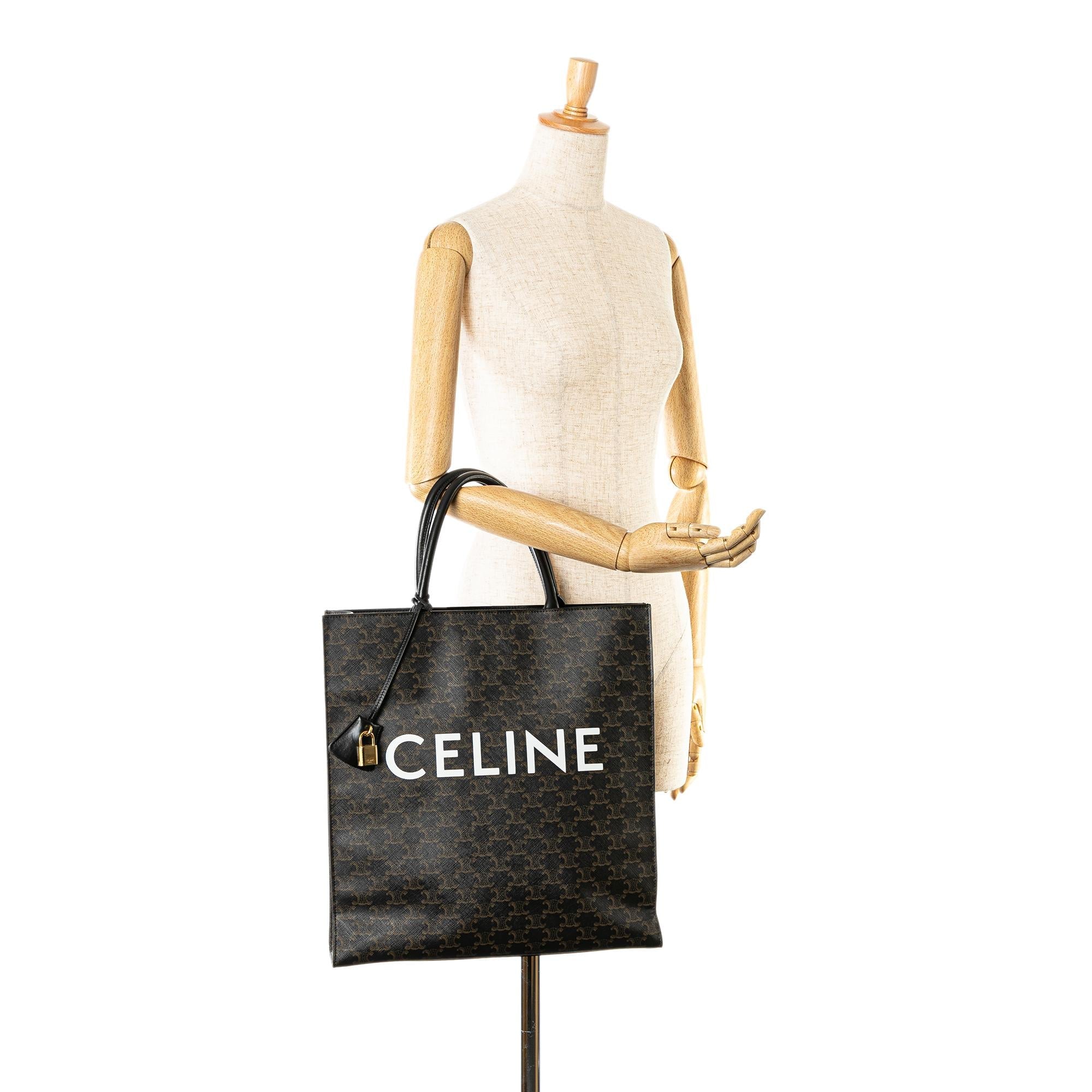 Celine Large Triomphe Cabas Vertical Tote