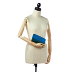 Celine Large Zipped Multifunction Bicolor Leather Wallet (SHG-ubPog5)