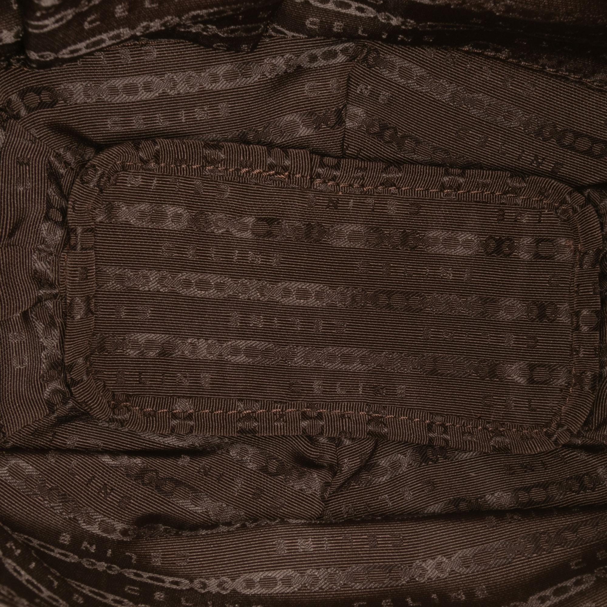 Celine Leather Bittersweet Hobo