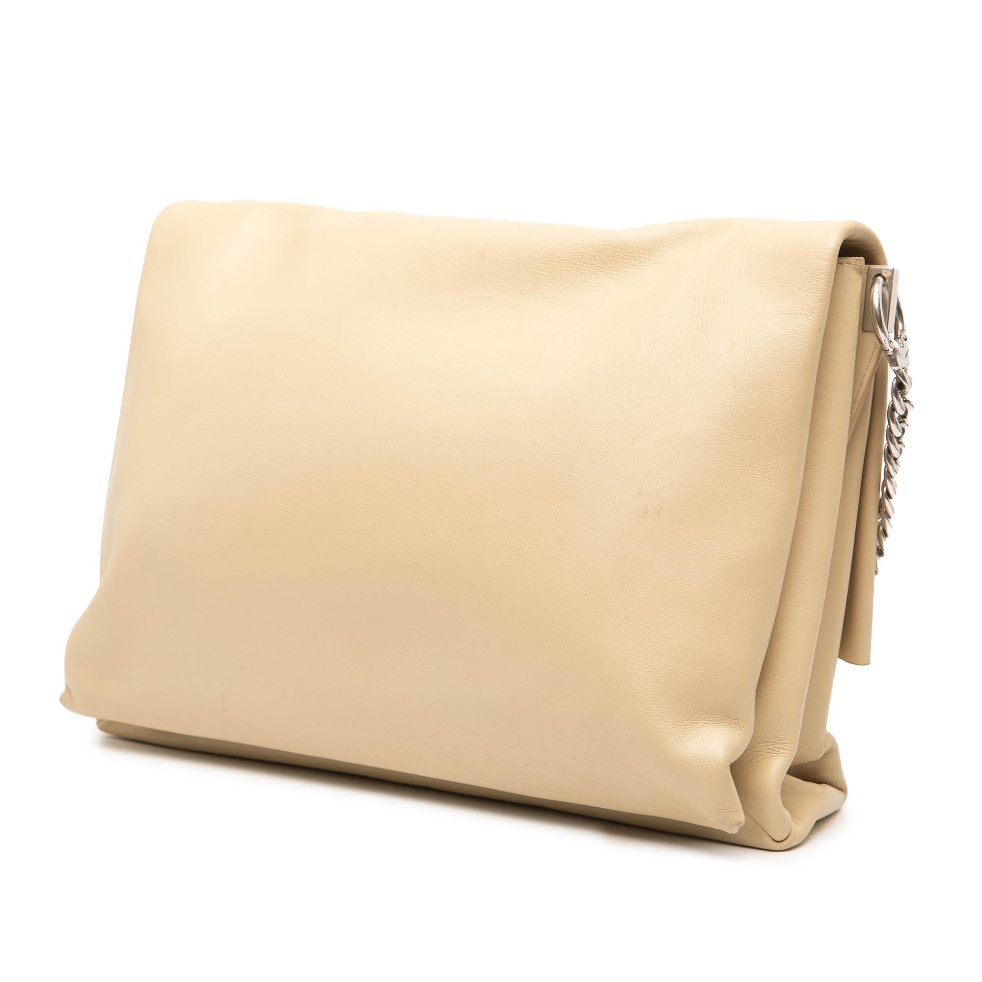 Celine Leather Blade Chain Shoulder Bag
