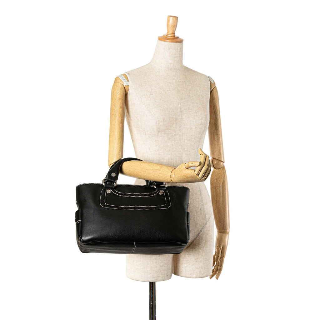Celine Leather Boogie Handbag (SHG-kAmFNS)