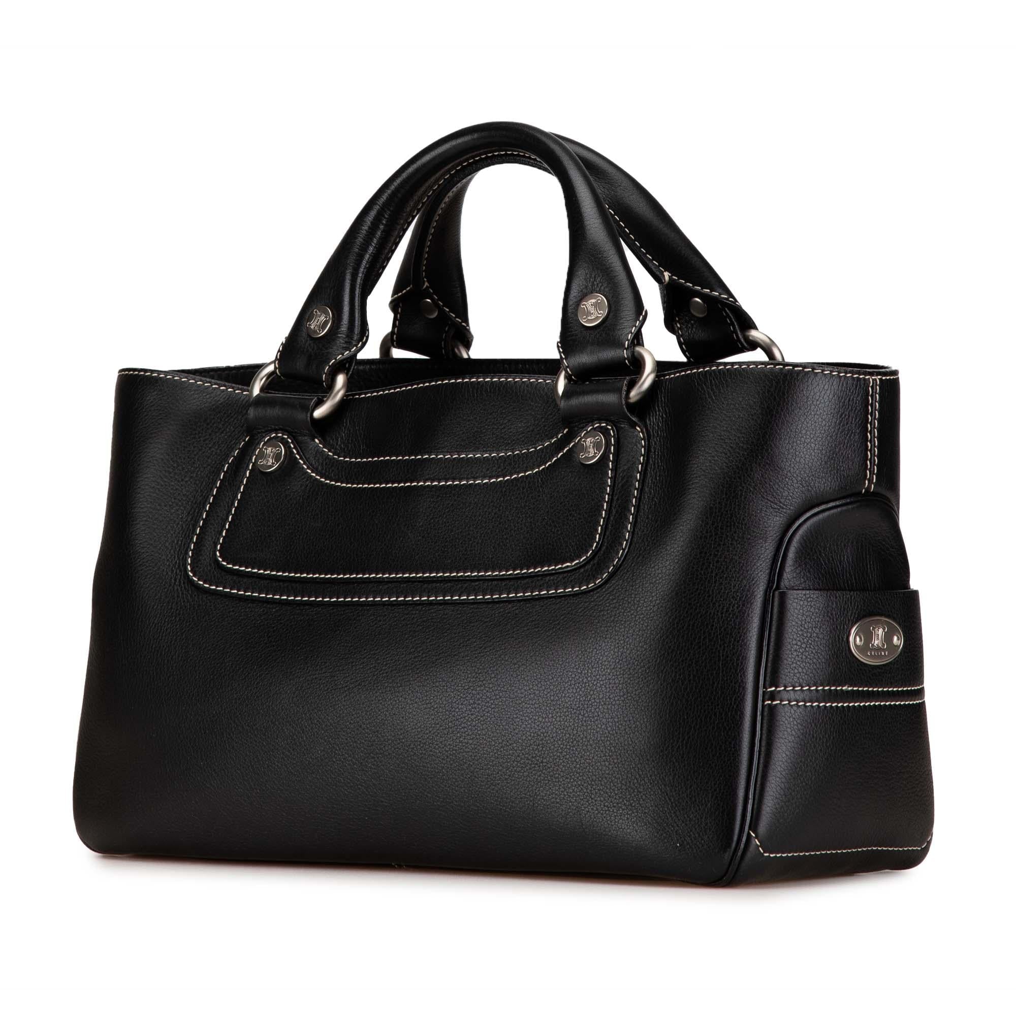 Celine Leather Boogie Handbag (SHG-kAmFNS)