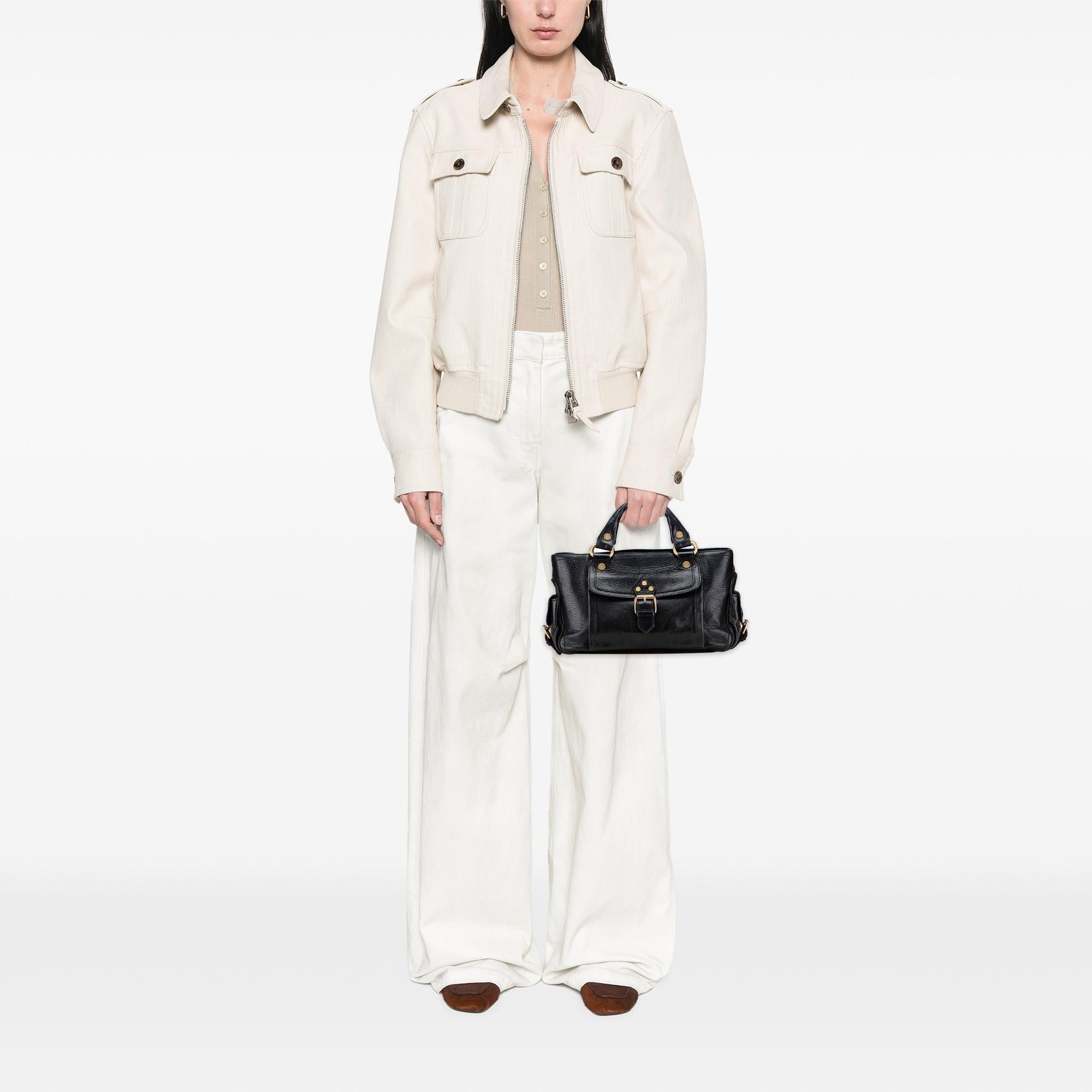 Celine Leather Boogie Handbag